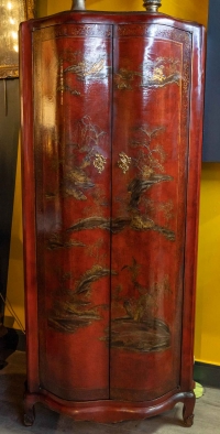 Armoire - encoignure chinoise, fin XIXème