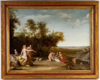 Cornelius Willaerts 1600-1666. Diane chassant Callisto