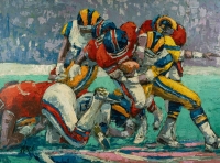 Peinture de Football Américain, XXème siècle