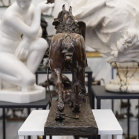 Sculpture - Cheval De Renfort , Arthur Jacques Le Duc (1848 - 1918) - Bronze