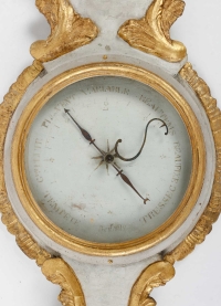 A Louis XV Period (1724 - 1774) Barometer - Thermometer.