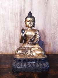 Bouddha en bronze, antiquité thaïlandaise