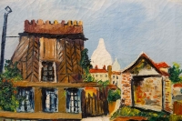 Le Moulin de la Galette, Montmartre par Elisée Maclet 1881-1962