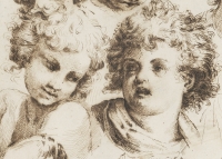 Etude de têtes – Giovanni Luigi Valesio (1583 – 1633)