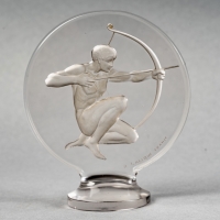 Mascotte « Archer » verre blanc de René LALIQUE