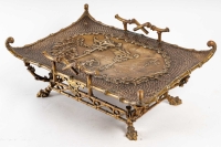 Coupe en bronze doré japonisante, XIXème sièce