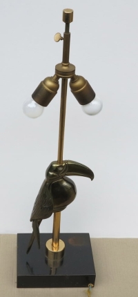 1970′ Paire de Lampes au Toucan Style Duval Brasseur