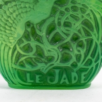 Flacon « Le Jade » Verre Jade de René Lalique 1926 pour Roger et Gallet