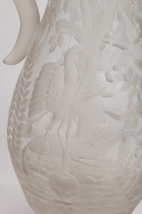 Vase :Le Renard et la Cigogne par: Monot et Stumpf 1880