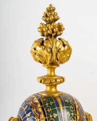 Vase pot-pourri à décor pompéien, Barbedienne A.H. Constant Sevin, XIXème siècle
