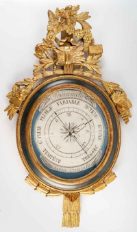 Baromètre d&#039;époque Louis XVI ( 1774 - 1793).