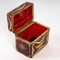 Boîte en Crystal de Bohême, XIXème siècle