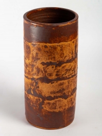 Vase tube par Annie Fourmanoir - exposition en cours
