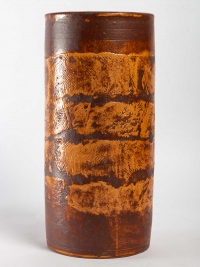 Vase tube par Annie Fourmanoir - exposition en cours