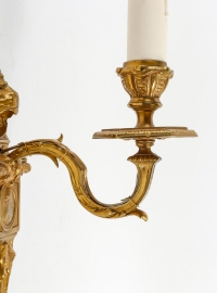 A Pair of Wall - Lights in Louis XIV Style.