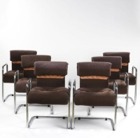 Six fauteuils par Guido Faleschini