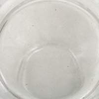 Vase « Tanzania » en cristal blanc émaillé noir de Marie-Claude LALIQUE