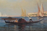 Vue de Venise dans le gout de Félix Ziem fin XIXème siècle