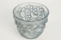 René Lalique Vase &quot;Avallon&quot; patiné Bleu