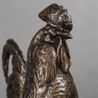 Sculpture - Le Coq , Pierre - Jules Mêne (1810-1879) - Bronze