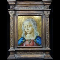 Madone sur fond d’or – A la manière des peintres toscans du XVe siècle