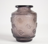 Daum Vase Art Déco Améthyste