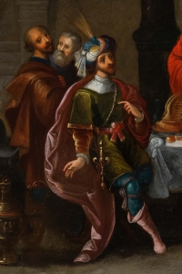 Frans Francken II (1581-1642).  Esther Et Le Roi Assuérus.