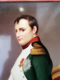 Plaque En Porcelaine Portrait De Napoléon