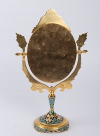 Miroir en bronze doré 19e Napoléon III