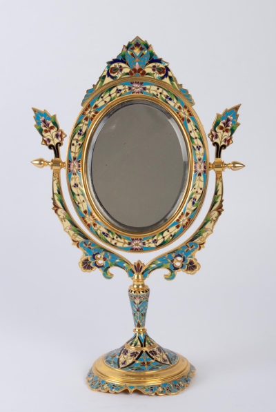 Miroir en bronze doré 19e Napoléon III|||||||||||