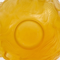 Vase &quot;Formose&quot; verre butterscotch de René LALIQUE