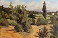 Tableau paysage provençal de André TZANCK (1899-1990)
