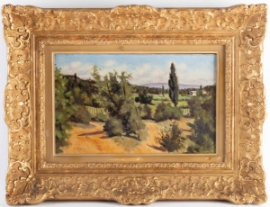 Tableau paysage provençal de André TZANCK (1899-1990)|||||||
