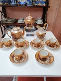 Service à café en porcelaine de Paris - XIXème