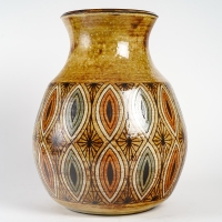 Grand vase en céramique par Jean-Claude Malarmey (1932-1992)