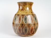 Grand vase en céramique par Jean-Claude Malarmey (1932-1992)
