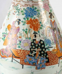 Paire de grands vases japonais, ère Meiji, circa 1900