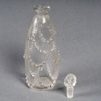 Flacon &quot;Palerme&quot; verre blanc de René Lalique