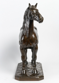 Le cheval postier, signée J. DARRAS, début XXème siècle