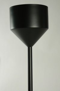 Modern metal painted floor lamp.