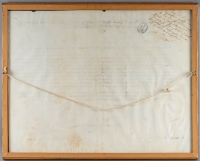 Lettre de grâce imprimée sur Vélin, signée par Napoléon ; 1807
