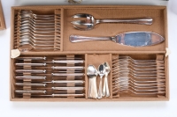 Christofle : &quot;Boreal&quot; model - 160-piece silver-plated cutlery set