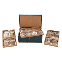 Christofle : &quot;Boreal&quot; model - 160-piece silver-plated cutlery set