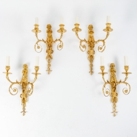 Suite of four Louis XVI style wall-lights.