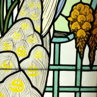 VITRAIL VITRAUX Paire de vitraux DAGRANT (1839-1915) (2)