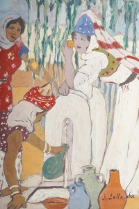 Jules Lellouche (1903-1963) Jeunes Femmes à La Fontaine