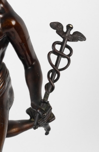 Mercure Volant d’après Giambologna - Bronze du XIXème siècle à patine brune