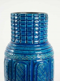 Pol Chambost (1906 - 1983) - Grand vase cylindrique en céramique, année 50