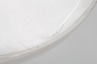 Jardinière « Saint-Hubert » verre blanc patiné sépia de René LALIQUE