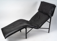 Chaise longue en cuire, XXème siècle